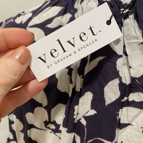 Velvet by Graham & Spencer Belted Floral Midi Dress - Picture 14 of 15